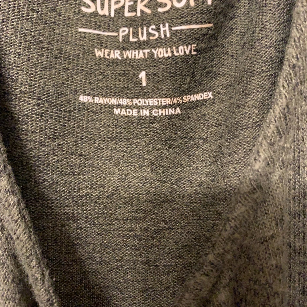 Torrid size one (1) Super Soft high-low green dress - Picture 3 of 5